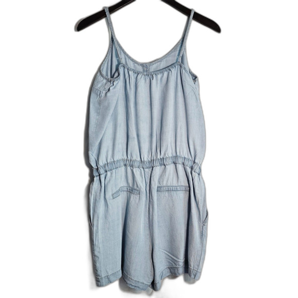 ana Summer Romper in Denim Like Fabric sz M - Picture 2 of 9